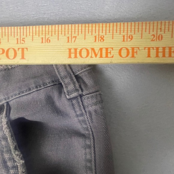 VALABASAS Carpenter Jeans Size 36 Paisley Trim Distressed Denim Pants - Picture 13 of 16